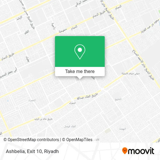 Ashbelia, Exit 10 map