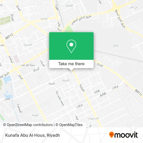 Kunafa Abu Al-Hous map