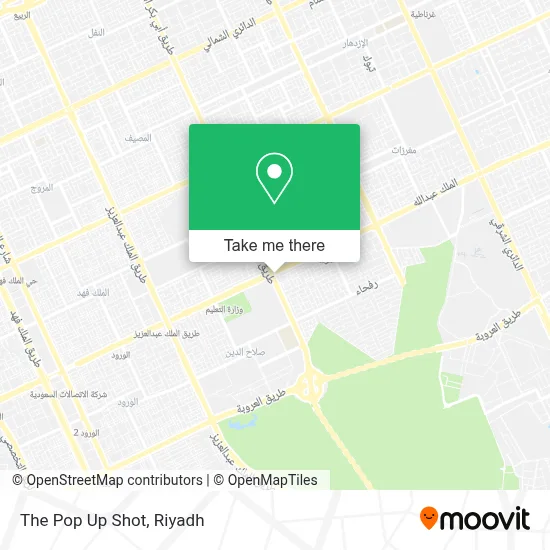 The Pop Up Shot map