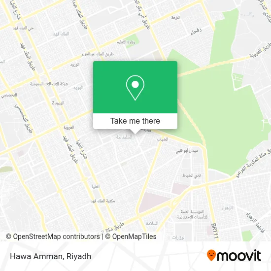Hawa Amman map