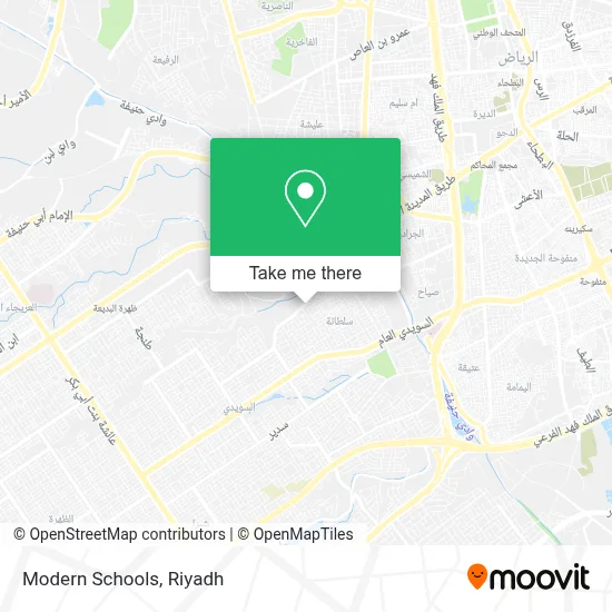 Modern Schools map