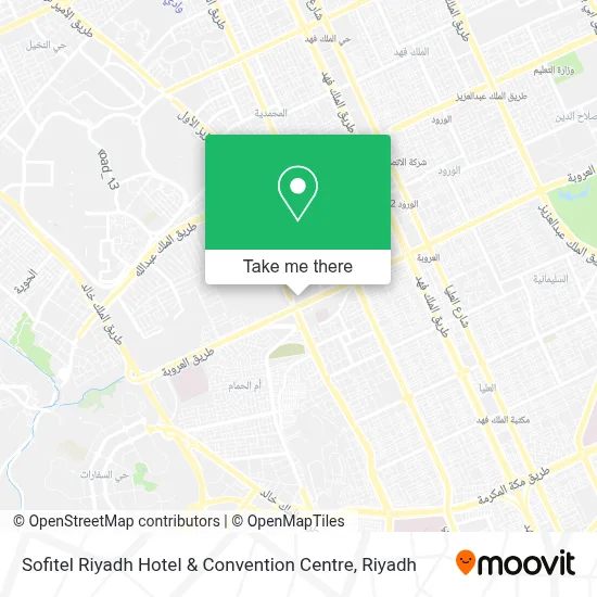 Sofitel Riyadh Hotel & Convention Centre map