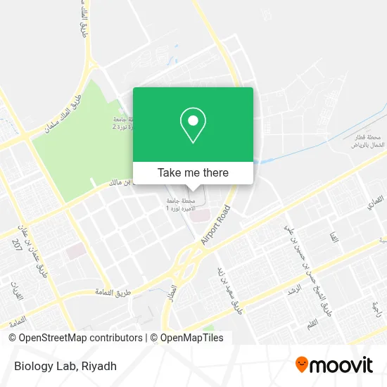 Biology Lab map