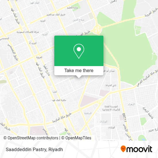 Saaddeddin Pastry map