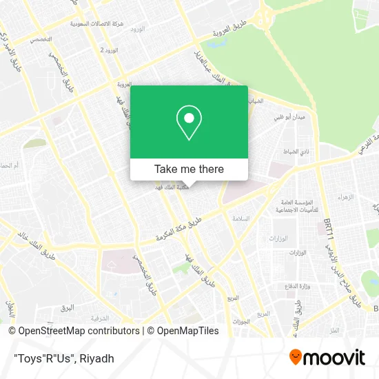 "Toys"R"Us" map