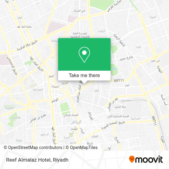 Reef Almalaz Hotel map