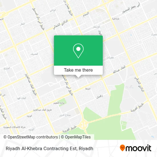 Riyadh Al-Khebra Contracting Est map