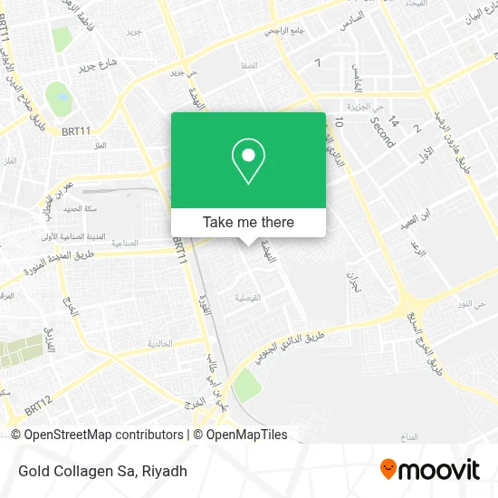 Gold Collagen Sa map