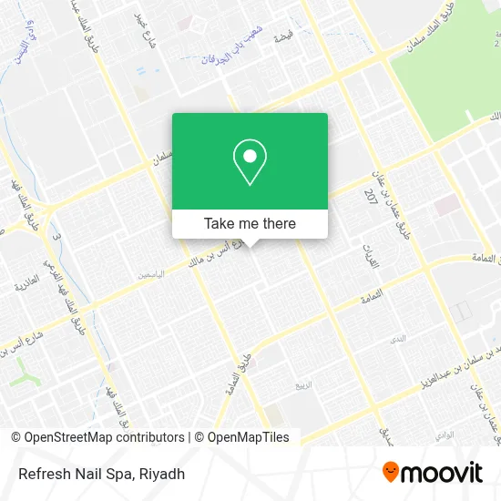 Refresh Nail Spa map