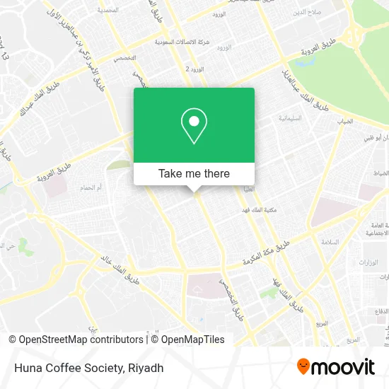 Huna Coffee Society map