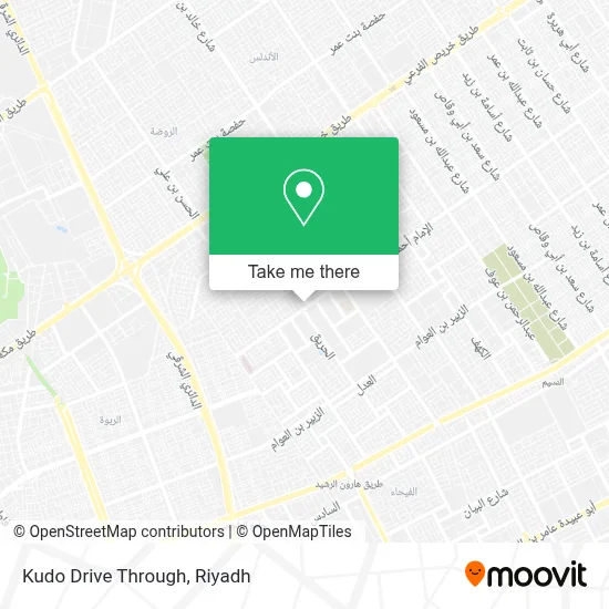 Kudo Drive Through map