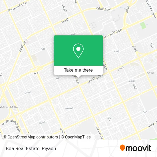 Bda Real Estate map