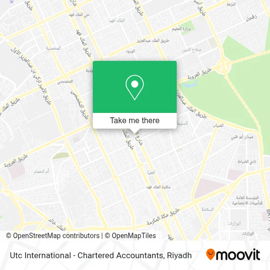 Utc International - Chartered Accountants map