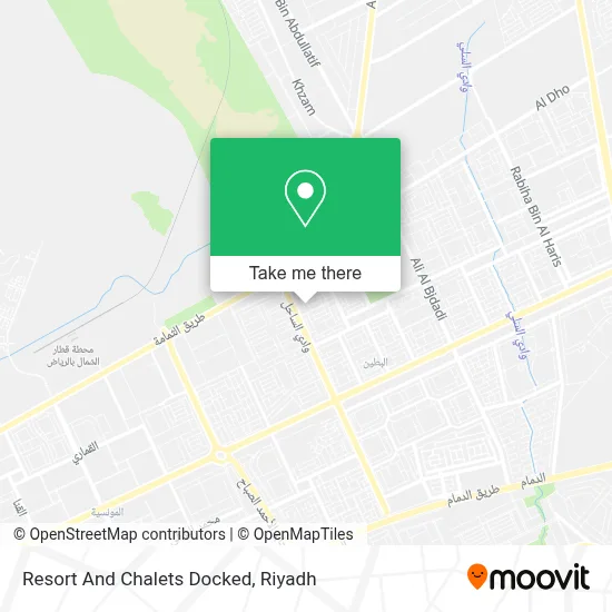 Resort And Chalets Docked map