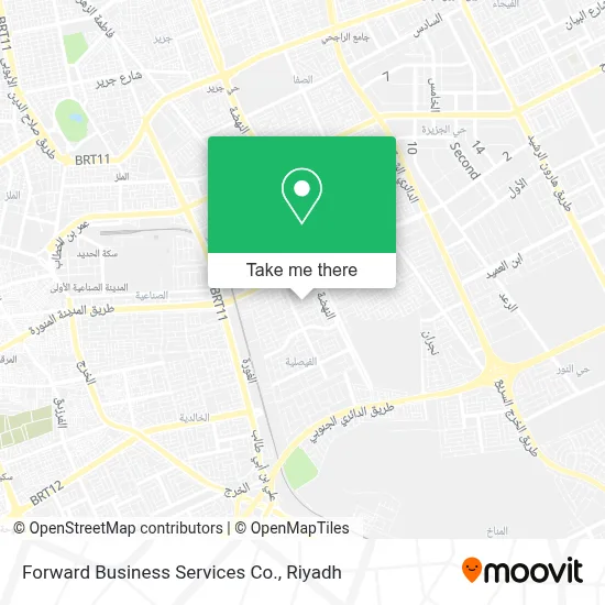 Forward Business Services Co. map