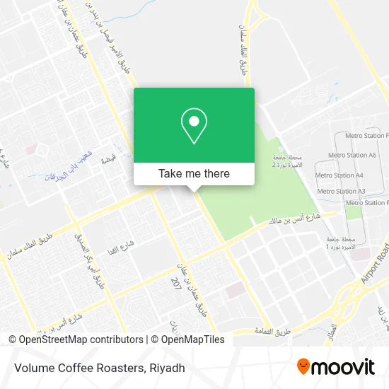 Volume Coffee Roasters map