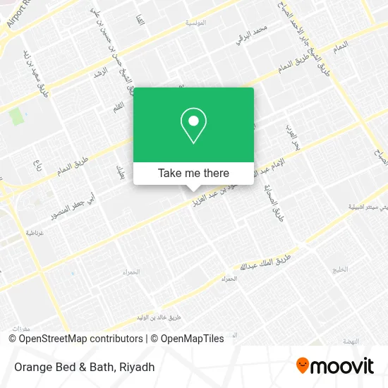 Orange Bed & Bath map