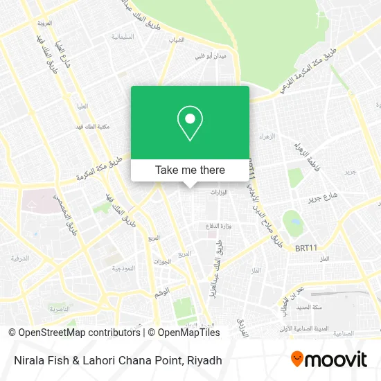 Nirala Fish & Lahori Chana Point map