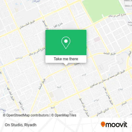 On Studio map