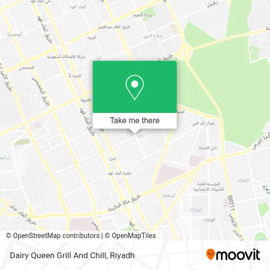 Dairy Queen Grill And Chill map