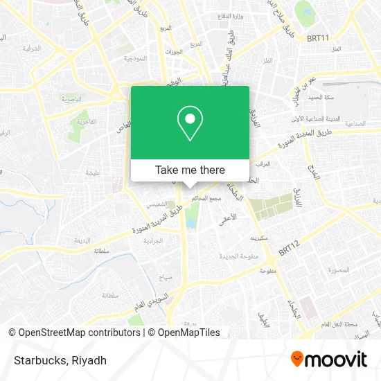Starbucks map
