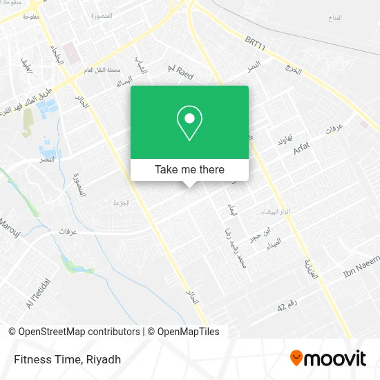 Fitness Time map