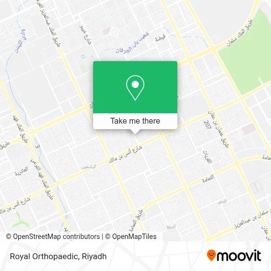 Royal Orthopaedic map