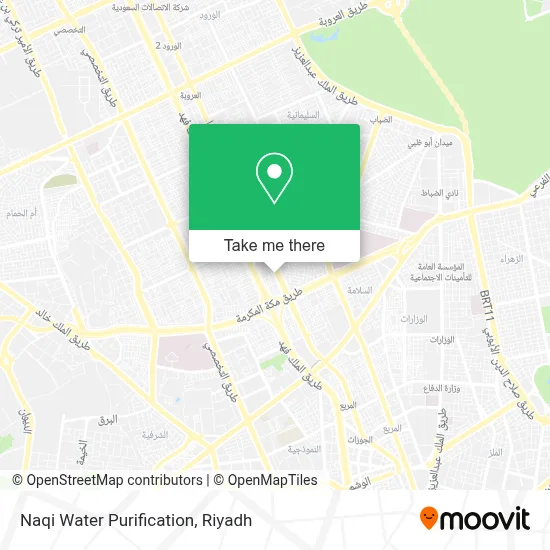 Naqi Water Purification map