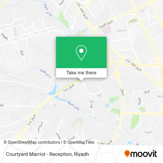 Courtyard Marriot - Reception map