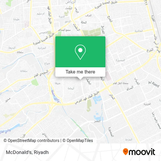 McDonald's map