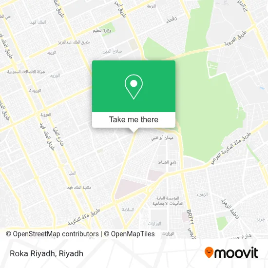 Roka Riyadh map
