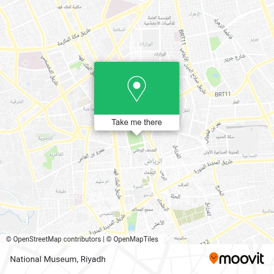 National Museum map