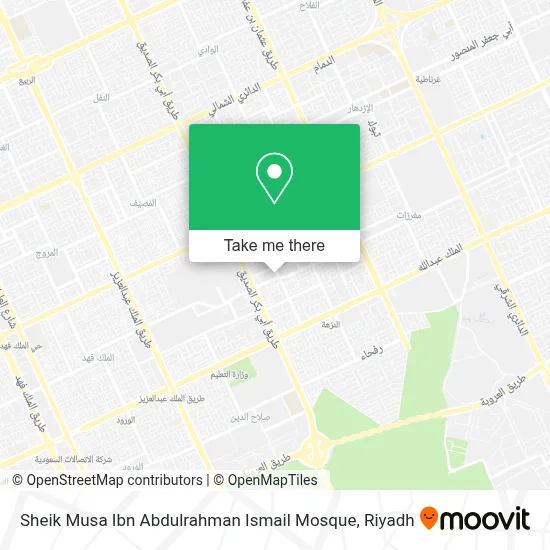 Sheik Musa Ibn Abdulrahman Ismail Mosque map