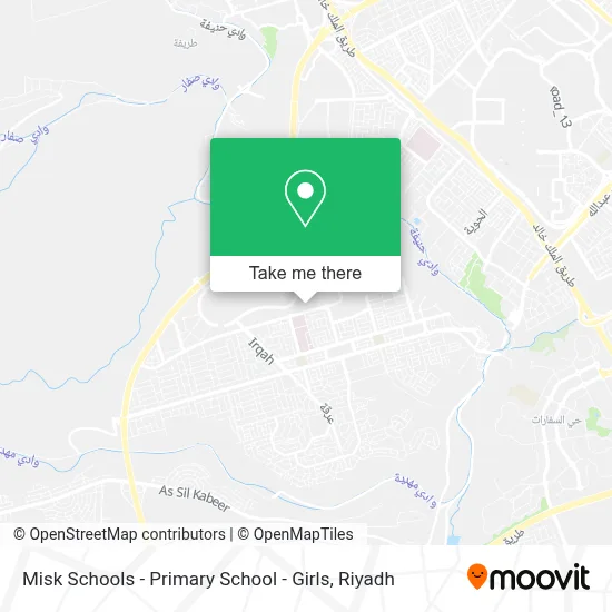 Misk Schools - Primary School - Girls map