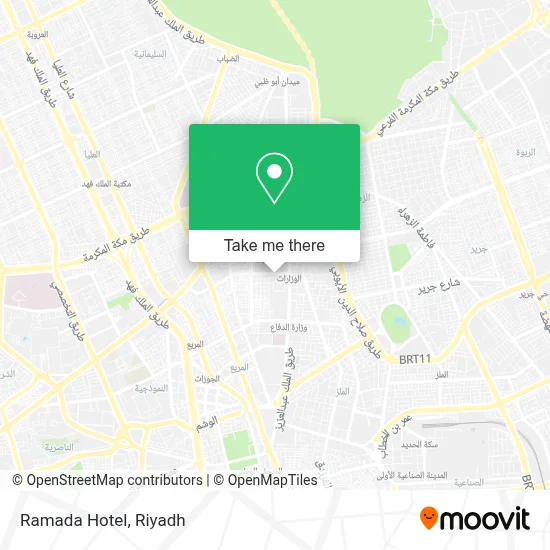 Ramada Hotel map