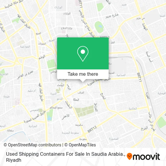 Used  Shipping Containers For Sale In Saudia Arabia. map