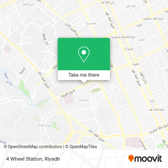 4 Wheel Station map