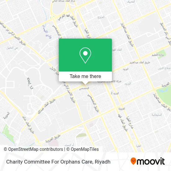 Charity Committee For Orphans Care map