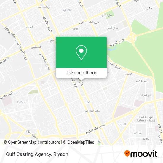 Gulf Casting Agency map