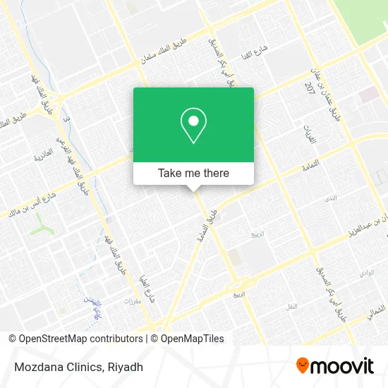 Mozdana Clinics map