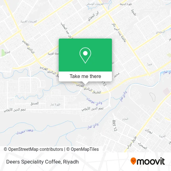 Deers Speciality Coffee map
