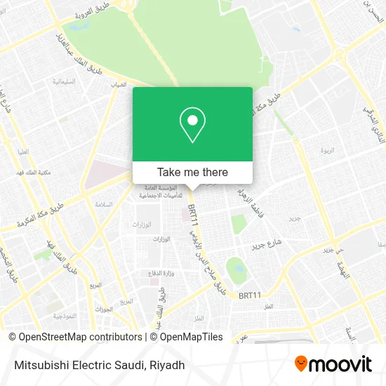 Mitsubishi Electric Saudi map