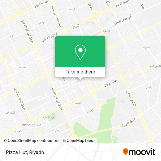 Pizza Hut map