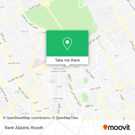 Bank Aljazira map