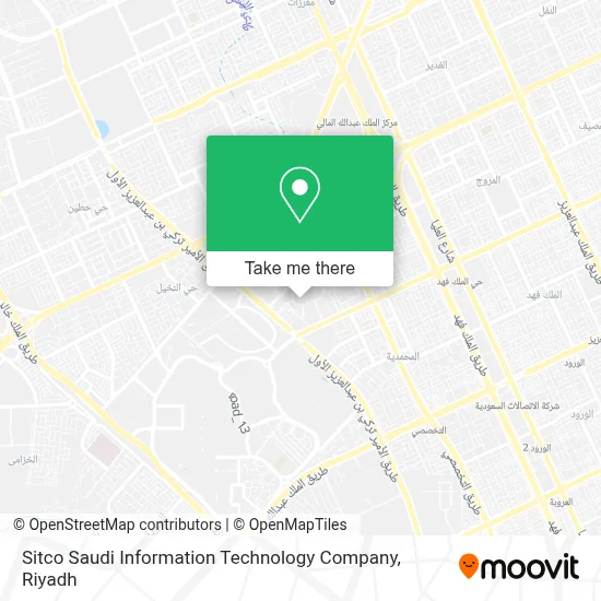 Sitco   Saudi Information Technology Company map