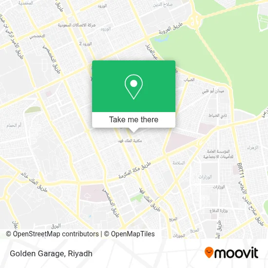 Golden Garage map