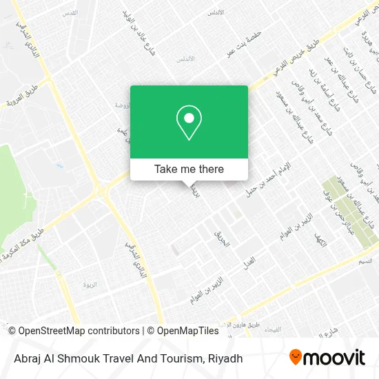 Abraj Al Shmouk Travel And Tourism map