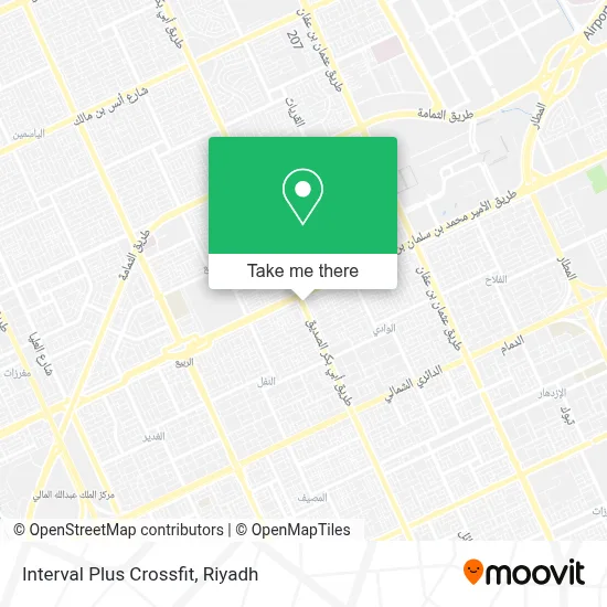 Interval Plus Crossfit map