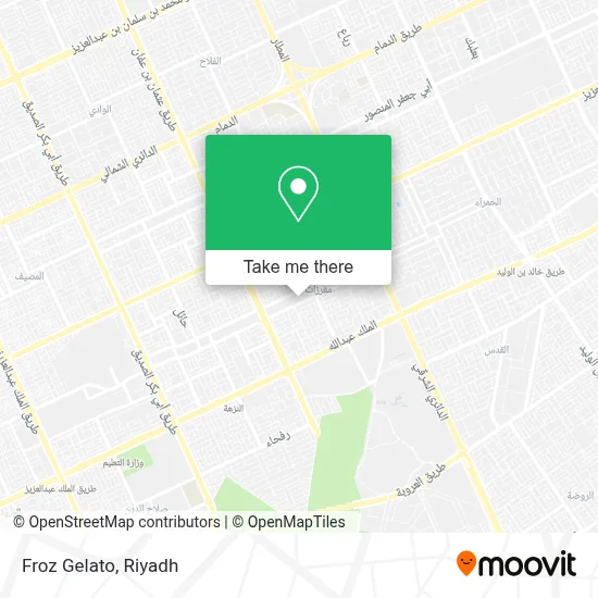 Froz Gelato map