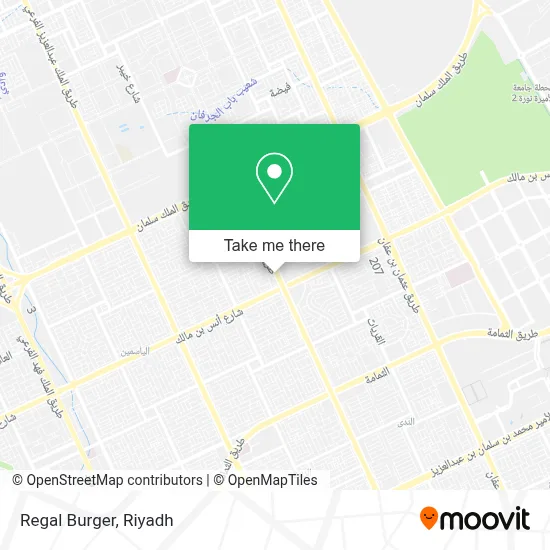 Regal Burger map